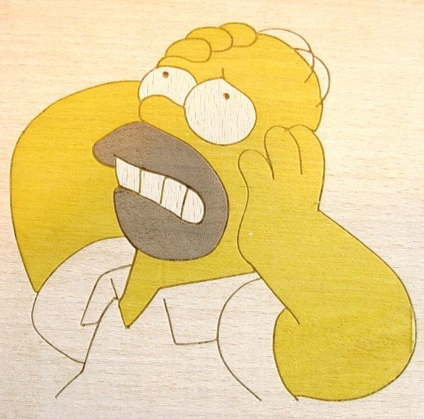 marqueterie Homer